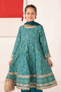 Gilet brodé formel pakistanais longue robe enfants Eid mariage Mehndi événements enfants Lehenga Choli évacuation de l'humidité - Product Image 2