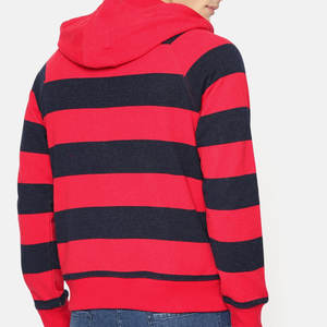 Alta calidad logotipo personalizado Casual con capucha para hombre Sudadera con capucha Logo doble línea pecho estilo suéter hombres sudaderas con capucha sueltas - Product Image 5