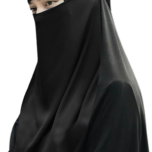 Mujeres musulmanas de buena calidad Niqab Abaya transpirable hecho profesional mujeres Niqab hecho en Pakistán - Product Image 2