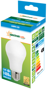 Lámpara LED estándar E27 13W 4000K 1330lm 200 60x118mm. (Spectrum WOJ14102) - Product Image 1