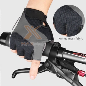 Gants de cyclisme unisexes à demi-doigts fabriqués au Pakistan, prix bas, haute qualité, design personnalisé, antidérapants, légers, poignet réglable - Product Image 2