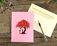 Tarjetas Románticas 3D Pop-up para el Día de San Valentín con Sobre, Hechas a Mano