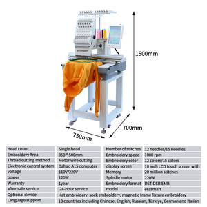 Erasmart Favorable Price Erasmart 12 Head <strong>Embroidery</strong> <strong>Machine</strong> Single Head Baby Lock Computerized Shoes <strong>Sewing</strong> <strong>Machine</strong> - Product Image 6