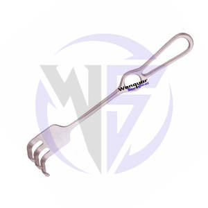 Juego de 2 Retractores de Acero Inoxidable, Juego de Instrumentos Quirúrgicos Generales y Ortopédicos Middeldorf y Kocher Langenbeck - Product Image 4