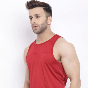 เสื้อกล้ามผู้ชายสำหรับฤดูร้อน ระบายอากาศได้ดี แห้งเร็ว เหมาะสำหรับออกกำลังกาย ฟิตเนส วิ่ง ผ้าฝ้าย - Product Image 2