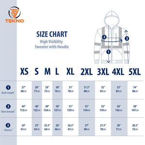 Hi VIS เสื้อฮู้ดแถบสว่าง, สินค้ามาใหม่2025ดีไซน์ทนทานสำหรับงานก่อสร้างและรักษาความปลอดภัย - Product Image 6