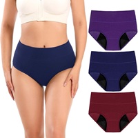 Braguitas Bikini para Mujer Pure Cycle, a Prueba de Fugas, con Capa Absorbente, Tejido Transpirable, Elástico, Soporte en la Cintura, Cobertura Completa, Cintura Alta, Secado Rápido