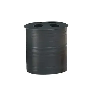 Ensemble de toilette de luxe en métal pour la maison et l'hôtel quantité minimale de commande à bas prix comprend un porte-gobelet pour brosse à dents - Product Image 3