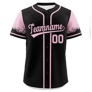 Camiseta de Béisbol para Hombre Adulto, 100% Poliéster, Absorbe la Humedad, Secado Rápido, Nombre y Números del Equipo Personalizables, Diseño Transpirable con Cuello en V - Product Image 5