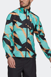 High Quality Custom Casual Breathable Thin Print Zipper Summer Windbreaker Coat for <b>Men</b> - Product Image 3