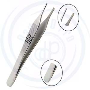 Pince à tissus Adson Brown 12 cm en acier inoxydable, instruments chirurgicaux, 1x2 dents, pince DADDY D PRO BY DADDY D PRO CE ISO - Product Image 6
