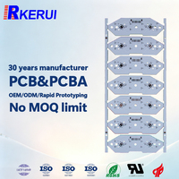 Usine de fabrication de circuits imprimés en aluminium personnalisés, Kerui Pcb Guangdong DFM SMT OEM Services, 30 ans d'expérience, Lifepo4