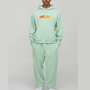 Hoodie Sweatpants <b>Jogger</b> Sets <b>Cargo</b> Pants Tracksuits 2025 Winter Printing Stacked Regular Fit 100% Cotton Anti-Bacterial <b>Men</b> - Product Image 5
