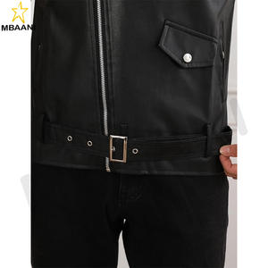 Classic Men's Motorcycle Faux <b>Leather</b> <b>Vest</b> Riding Club <b>Biker</b> Sleeveless Jacket Waistcoat - Product Image 6