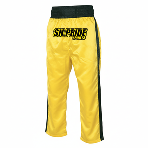 กางเกงคาราเต้คิกบ็อกซิ่งลำลองทรงตรง น้ำหนักปานกลาง ระบายอากาศ แห้งเร็ว ดีไซน์เอวกลาง ลวดลายโลโก้แบบกำหนดเอง กางเกงผู้ชายแบบซัก - Product Image 5