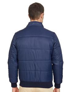 Chaqueta de invierno unisex para hombre, chaqueta acolchada de nailon con relleno de algodón acolchado, manga larga, informal, de longitud estándar, estaciones del monzón - Product Image 4