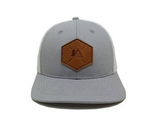 Venta al por mayor sombreros de alta calidad personalizar cuero Logo gorra de camionero gorra ajustable para hombres y mujeres OEM Vietnam sombreros - Product Image 2