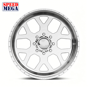ล้อแม็กซ์ SPEED MEGA สีเงิน ขนาด 16-24 นิ้ว สำหรับรถกระบะ SUV อัพเกรด ดีไซน์อเมริกันฟอร์ซ - Product Image 1