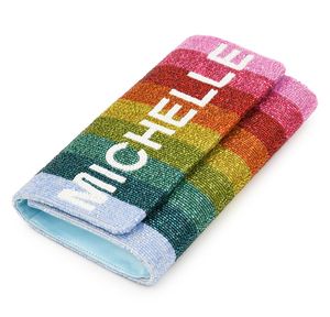 กระเป๋าคลัทช์งานกลางคืนประดับลูกปัดครึ่งกระบอก - Product Image 3