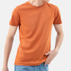 T-shirts à manches courtes solides et formels pour hommes Conception de logo personnalisé Tissu tricoté sérigraphié de haute qualité respirant personnalisable - Product Image 3