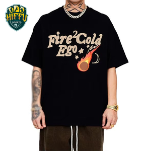 Último diseño Heavy Puff impreso personalizado de talla grande Crew Fitness patrón sólido camisetas para hombres de alta calidad a la venta - Product Image 6