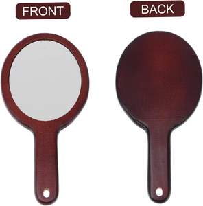 Handheld <b>Vanity</b> <b>Mirror</b> Handle Makeup Portable <b>Vanity</b> Table Makeup <b>Mirror</b> Mini Vintage <b>Vanity</b> Round <b>Mirrors</b> - Product Image 5