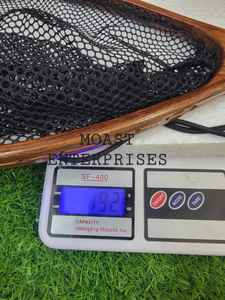 Red de Aterrizaje para Pesca con Mosca al Aire Libre, Red de Trucha, Marco de Madera con Red de Goma Fundida a Mano, Red de Pesca para Aterrizaje de Thor - Product Image 6