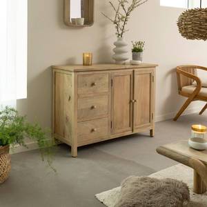 Aparador de madera de mango blanqueado Ronan - Product Image 4