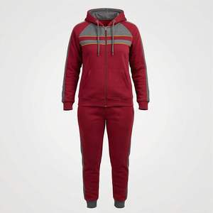 Chándal Informal de Alta Calidad para Mujer, Felpa Sólida con Logotipo Bordado, Transpirable, Tallas Grandes, 100% Algodón, Última Moda de Invierno - Product Image 1