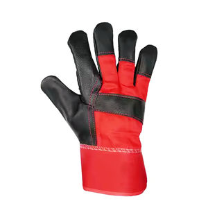 Gants de travail en cuir d'hiver unisexes sur mesure, confortables, antidérapants, anti-impact, protection des mains et des bras, texture lisse pour hommes - Product Image 2