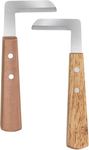 Premium Damascus Steel Hoof Knife Farrier <b>Tool</b> For Horseshoe <b>Trimming</b> | Handcrafted Blade Veterinary <b>Tools</b> | Oem Private Label - Product Image 5