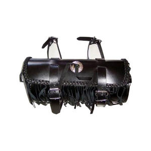 Sac à fourche en cuir noir HMB-3030A outils, sacs de moto, sac à outils de voyage pour moto - Product Image 3