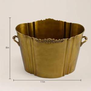 Fabricant fiable de seau à glace en métal, refroidisseur à vin et à champagne moderne pour bar, support de boissons pour table de fête - Product Image 5