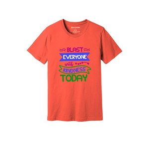 T-shirt en tissu 100% coton imprimé sur le thème de la gentillesse, grammage lourd (160-180 GSM), 12 couleurs disponibles, personnalisez votre propre design et placement - Product Image 3