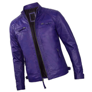 Genuine Leather <b>Jacket</b> 20225 <b>Custom</b> Logo Men Long Sleeve Slim Fit Winter Fashion Vintage Style <b>Denim</b> Fabric Windproof Breathable - Product Image 3