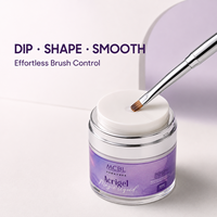 Solution professionnelle de modelage pour extensions d'ongles 50 ml, sans HEMA ni TPO, liquide transparent pour une application fluide de gel en salon