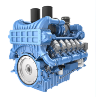 Weichai Baudouin 6m33 série 6M33C750 moteur diesel marin 4 temps 6 cylindres refroidi par eau pour moteur de bateau