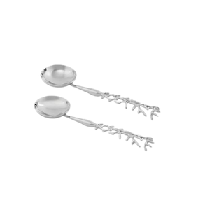 Couverts à la mode haut de gamme durables, cuillères en acier inoxydable argenté les plus vendues, couverts finis argentés pour mariages, hôtels et maison, couverts - Product Image 4