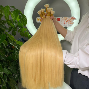 Venta al por mayor de cabello crudo vietnamita a granel extensiones de cabello humano 100% Virgen cutícula alineados extremos gruesos completos - Product Image 5
