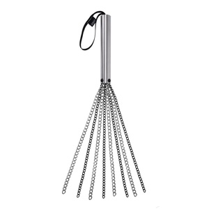 แส้หนังถักเหล็กสีดำ STEEL IRISCO INDUSTRY พร้อมด้ามจับที่จับสบายมือ คุณภาพสูง ของแท้ ผลิตตามสั่ง - Product Image 2