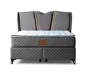 Juegos de Muebles de Dormitorio Modernos y Lujosos, Cama de Madera Elegante con Base y Cabecera, Hermoso Diseño para Oficina en Casa y Habitación - Product Image 1