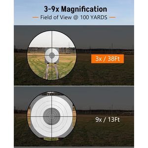 กล้องเล็ง MidTen 3-9X32 Ao Sporting พร้อมระบบล็อคปุ่มปรับศูนย์  แบบ Crosshair Reticle สำหรับการล่าสัตว์ ขนาดหลอด 1 นิ้ว แบบ SFP - Product Image 3