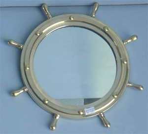 Excepcional espejo de ventana de avión niquelado al por mayor espejo de alta calidad decorativo montado en la pared espejo de tocador mejor venta - Product Image 6