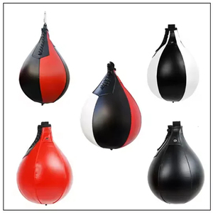 Ballon de vitesse de boxe en cuir PU pour l'entraînement – Équipement d'entraînement de vitesse - Product Image 5