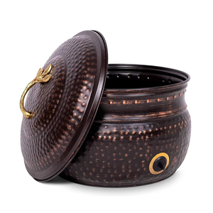 Pot de tuyau en métal/bol pour la maison hôtel Resort ferme utilisation de jardin extérieur grand pot de tuyau nouveaux pots de tuyau de luxe de concepteur - Product Image 1