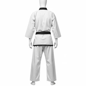 ชุดฝึกศิลปะการต่อสู้ผ้าโพลีเอสเตอร์ผสมฝ้ายสำหรับผู้ใหญ่ ระบายอากาศได้ดี ทนทาน ขายส่งจากโรงงานผู้ผลิตและส่งออก - Product Image 4
