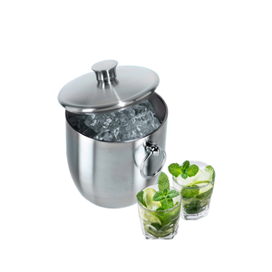 Ensemble de 2 Seau à Glace pour Vin Martelé à la Main Moderne, Luxe, Élégant, Refroidisseur en Métal, Idéal pour les Fêtes, Fournisseurs Indiens en Gros - Product Image 6