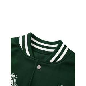 Chaqueta universitaria de béisbol con letras para hombre, conjunto de invierno bordado con logotipo personalizado, precio barato al por mayor de fábrica, manga personalizable OEM - Product Image 5