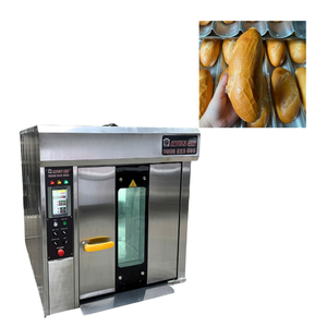Good Quality 8 Trays Industrial Rotary <b>Oven</b> Motor 1Hp Bakery Equipment Altuntop Trolley Rotary <b>Oven</b> Vietnam Supplier - Product Image 1