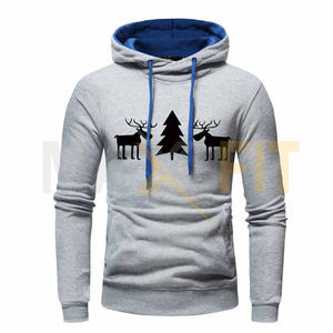 เสื้อฮู้ดสวมหัวแขนยาวทรงสลิมฟิต,เสื้อฮู้ดแบบสวมศีรษะผ้านิ่มดีไซน์ล่าสุดระบายอากาศ - Product Image 4